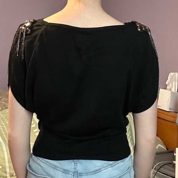 Guess black chain top - Picture 3 of 11